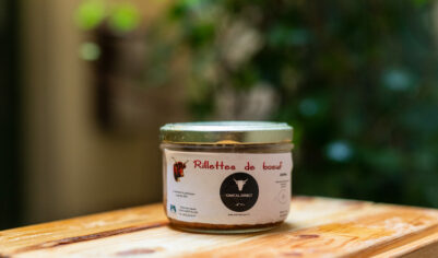Rillettes de bœuf salers 180G