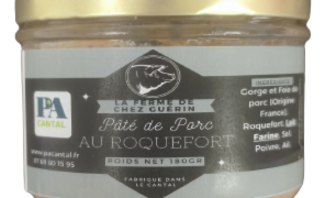 Pâté de porc au Roquefort