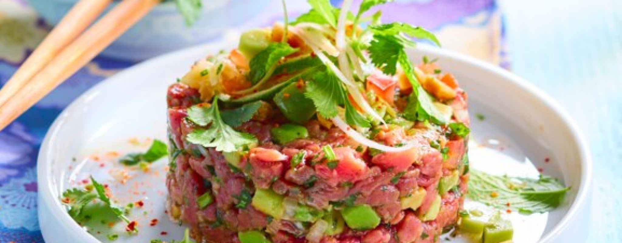 Tartare de boeuf à l'asiatique