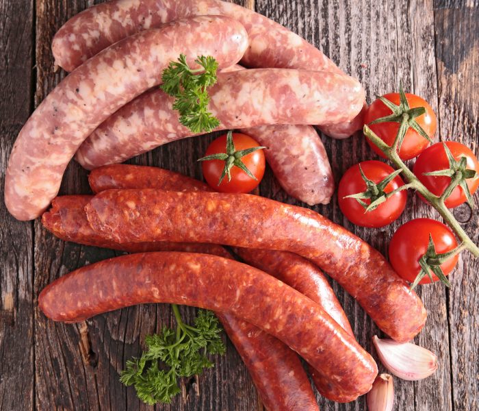 raw sausage