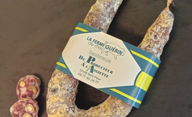 saucisse seche porc noisette
